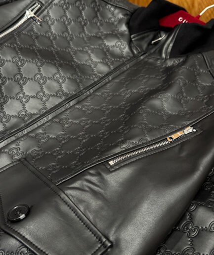 GUCCI UNISEX Genuine Leather JACKET(size:48|50|52|54|56)